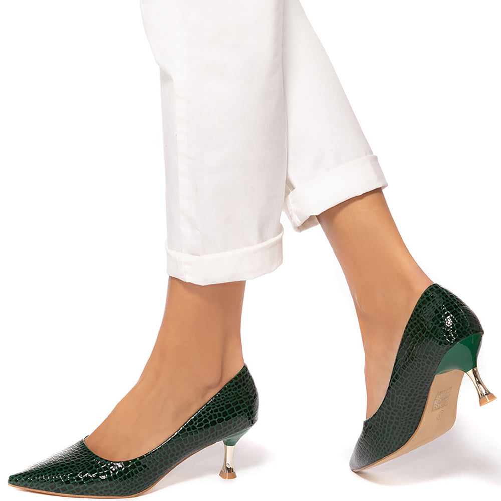 Pantofi dama Maisha, Verde 1