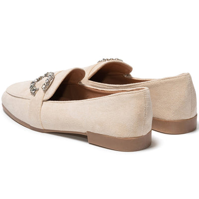 Pantofi dama Malvolia, Bej 4