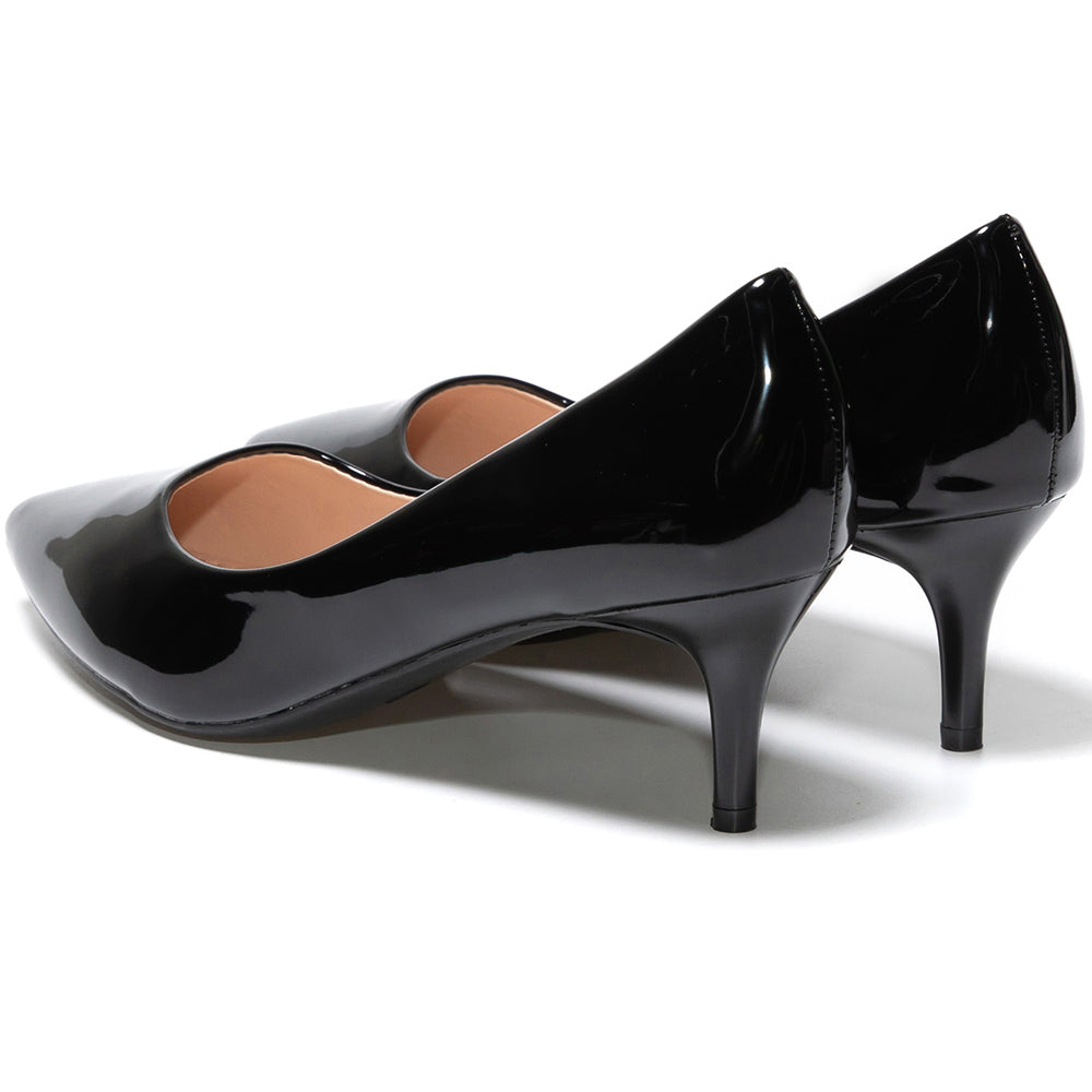 Pantofi dama Melitina, Negru 4