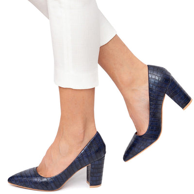 Pantofi dama Monne, Bleumarin 1