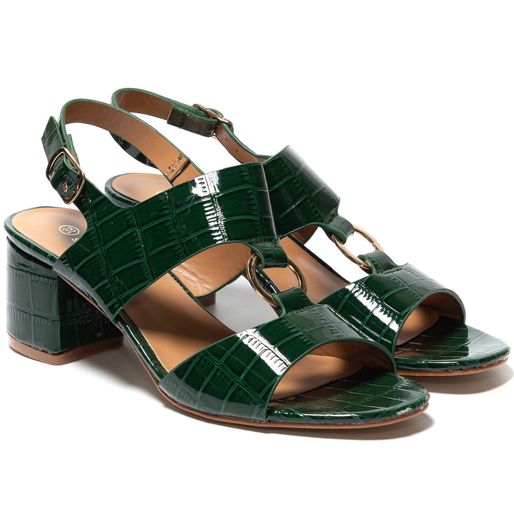 Sandale dama Nimanor, Verde 2