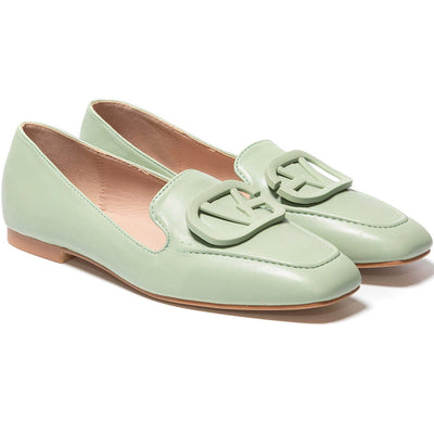 Pantofi dama Ezzelina, Verde 2