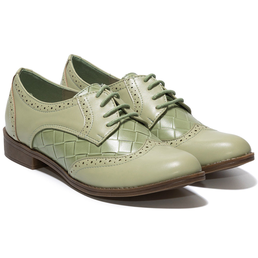 Pantofi dama Selene, Verde 2