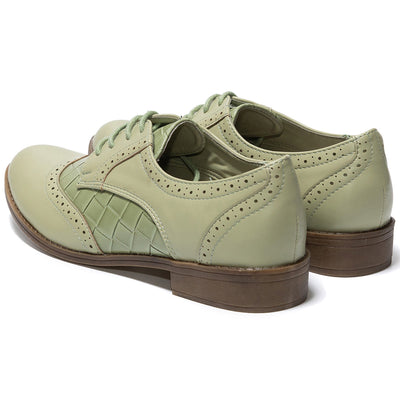 Pantofi dama Selene, Verde 4