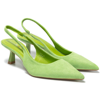 Pantofi dama Renesmee, Verde deschis 2