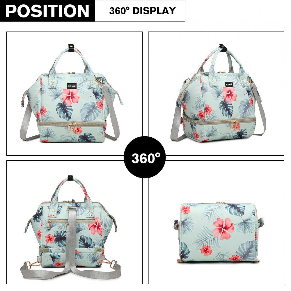 Rucsac multifunctional mamici Rodney, Floral 3