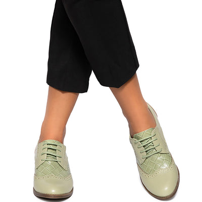 Pantofi dama Selene, Verde 1
