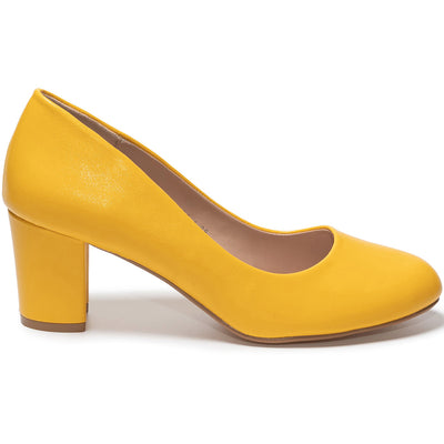 Pantofi dama Selvaggia, Galben 3