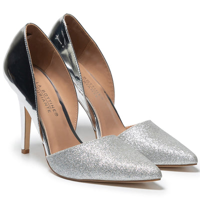 Pantofi dama Sibenna, Argintiu 2