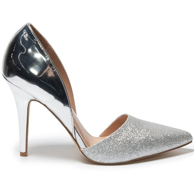 Pantofi dama Sibenna, Argintiu 3