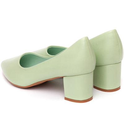 Pantofi dama Sossy, Verde deschis 4
