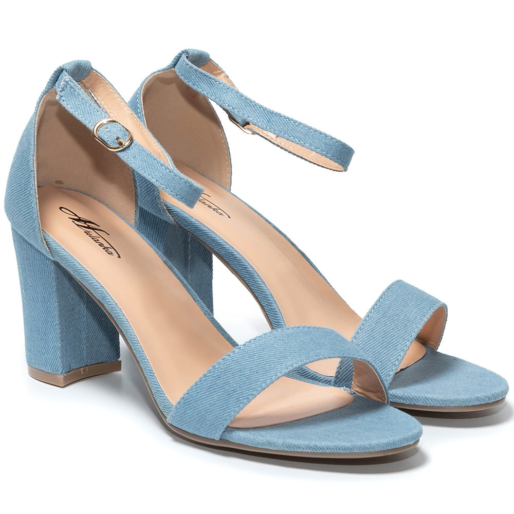 Sandale dama Tamasha, Bleu 2