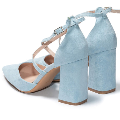 Pantofi dama Yarita, Bleu 4