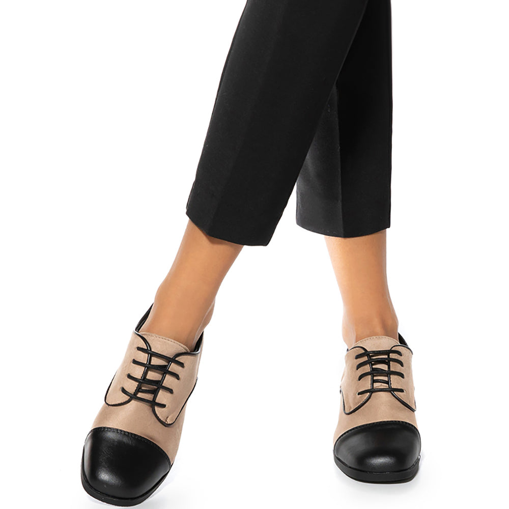 Pantofi dama Yetta, Maro/Negru 1
