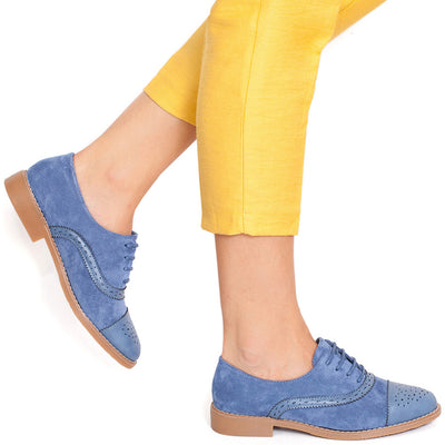 Pantofi dama Zayna, Bleu 1
