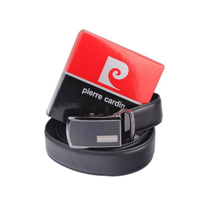 Pierre Cardin | Curea barbati din piele naturala GCB203, Negru 2