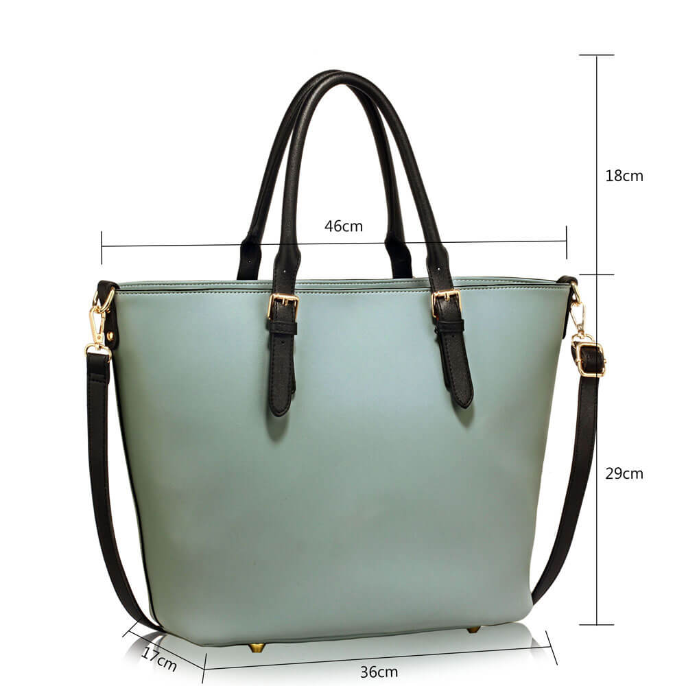 Geanta dama Natasha, Bleu/Negru 5