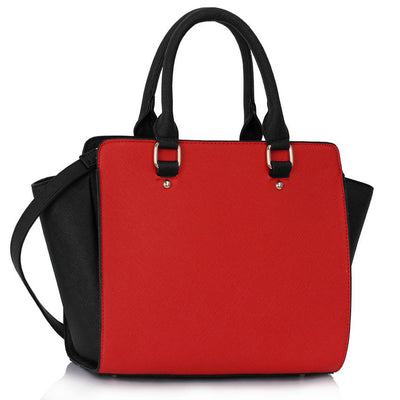 Geanta dama Debbie, Negru/Rosu 1