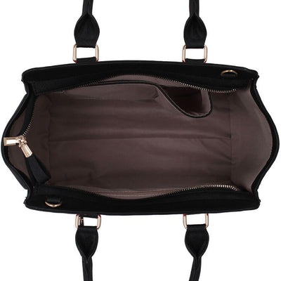 Geanta dama Debbie, Negru/Rosu 2