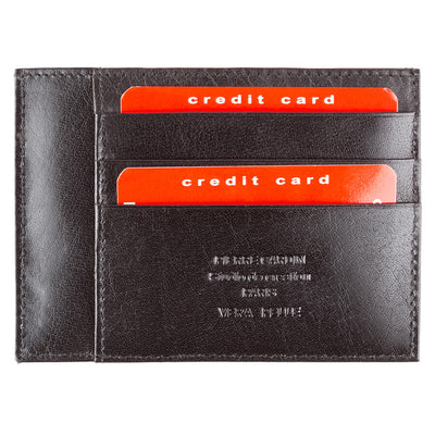 Pierre Cardin | Port card barbati din piele naturala GPB455, Negru 3