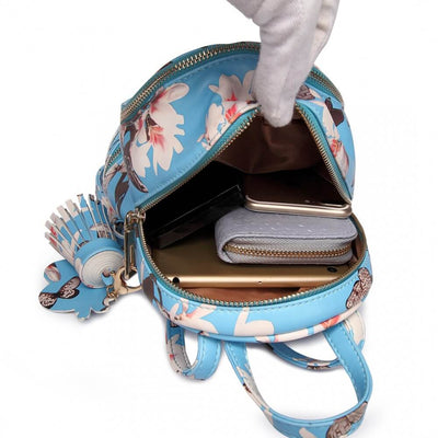 Rucsac dama Mariela, Bleu 3