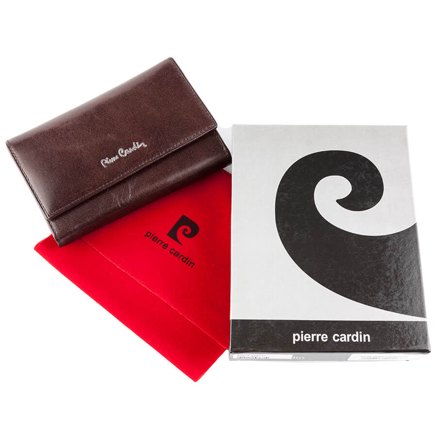 Pierre Cardin | Portofel dama din piele naturala GPD120, Cafeniu 2