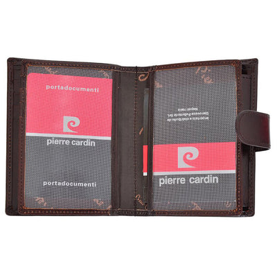 Pierre Cardin | Portofel barbati din piele naturala GPB410, Cafeniu 6