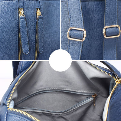 Rucsac dama convertibil in geanta Camilla, Bleumarin 3