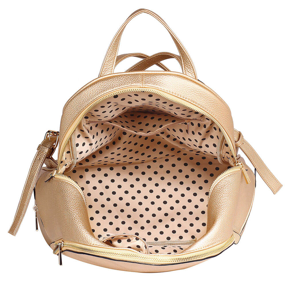 Rucsac dama Ellis, Auriu 3